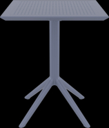 Table pliante carrée - Lot de 4 - 60 cm rabattable - SKY_4