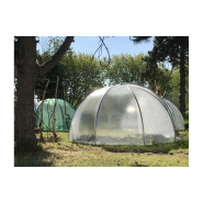 Serre de jardin octogonale pour un espace de culture différent (10,43 m2) avec Ventilation par la pose d'un filet sur la porte- IGLOO avec ou sans tablette Serre de jardin octogonale pour un espace de culture différent (10,43 m2) avec Ventilation par la pose d'un filet sur la porte- IGLOO avec ou sans tablette