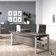 Bureau X time Ring avec retour et caisson - Quadrifoglio. - Orme, Droite, 264_0