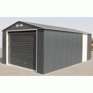 889 - garage en métal anthracite 19,95m² grande hauteur h.2,60m duramax_4