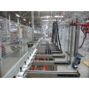 Convoyeur aérien birail à chaîne motorisé pour l?accumulation de charges - BOREAL_4