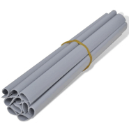 Vidaxl écran d'intimité de jardin pvc 70 x 0,19 m gris clair 41619_4