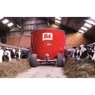 Mélangeuse agricole V-MIX Plus T 6,5-12 1S - BvL - Volume 6,5 à 12 m³ - Hauteur réduite à partir de 2,15 m_4