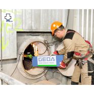 300 Z Boiler Hoist - Monte-charges de chantier GEDA-Dechentreiter GmbH & Co. KG - Charge 300 kg - démontage rapide, sécurisé et compact_4