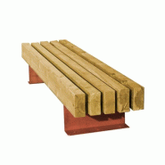 Banquette KASTEL bois et acier galva_4