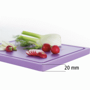 Planche à découper PRO 32x26 W-R A120528 Bartscher - Violet_4