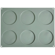 Disco Grande - Moule en silicone Gourmand Pavoni Italia - 6 empreintes_4