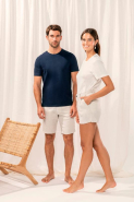 Short en lin femme - Réf: NS713 - 100% lin, durable et léger Native Spirit_4