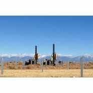 Les mâts de battage orteco montés sur bras de grue/pelle_4