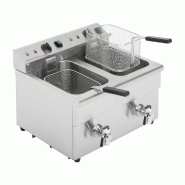 Friteuse à induction à poser - 2 cuves de 7,5 L - 3 kW - Buffalo - CT012_4