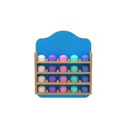 Range-tétines pour 15 enfants en structure collective