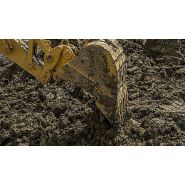 Godet d'excavation à usage normal avec lame de nivellement - caterpillar finance france - 600 mm (24 in) - poids 495 kg_4