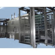 Laveuse industrielle alimentaire - Lavage chariots pour fromage - Colussi Ermes - Hautes pressions et sur mesure_4