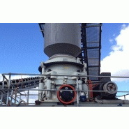 Unité de concassage avec moteur de 185kW et poids de 27 tonnes