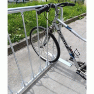 Barrière 2 m pour 11 vélos mobile avec pieds amovible_4