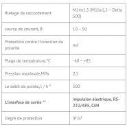 Débitmètre carburant Eurosens Delta - Mechatronics - Débit maximal : 500 L/h - Haute précision et robustesse_4