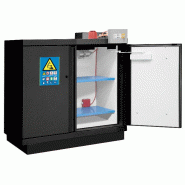 Armoire anti-feu 90 min batteries lithium basse 2 portes - 793+LI - Alarme VIG190 / Blanc_4