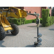 Tarière hydraulique KM 250 - diamètre 10 cm à 80 cm - compatible Knikmops et Rollmops_4