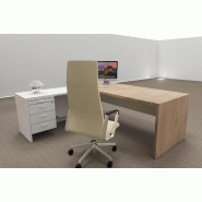 Bureau d'angle T45 avec caisson - Quadrifoglio. - 220, Orme, Gauche_4
