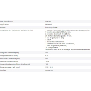 Kit antipollution mobile DENSORB, absorbants en caddy Medium gris, version Universel avec granulés - 259469W_4