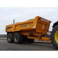 Rollroc 5800 - bennes TP - Rolland - charge utile approximative 17400 kg - caisse acier anti-abrasion 6mm_4