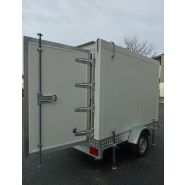 Remorque frigorifique surgelée simple essieu 1300kg - Arno 19 - Dimensions intérieures 2m30 x 1m20 x 1m67_5