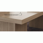 Table de réunion rectangulaire T45 - Officity - Wenge_4