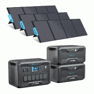 BLUETTI AC300 + 2*B300 Batterie de secours domestique - AC300 + 2*B300 + 3 Panneaux Solaires 200_4
