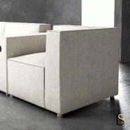 Canapé d'accueil 3 places Planer - Mobel Linea_4