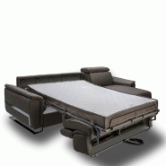 Canapé d'angle Réaumur convertible express 140 cm - matelas 16 cm - pieds luge - tweed gris graphite - design contemporain_4