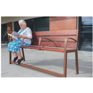 Banc et fauteuil SILAOS pour seniors - Rehausse 10 cm, repose-pieds et accoudoirs adaptés_4