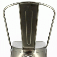 Chaise restaurant métal Chicago - GRIS_4