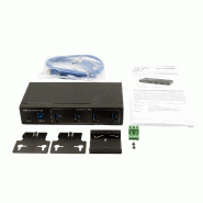 Exsys ex-11224hmvs hub métal 4 ports usb 3.2 gen 1 via vl811+ chipset_4