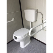Monobloc sanitaire WC PMR raccordable - 205cm x 205cm x 247cm - Structure acier galvanisé et équipements complets_4
