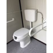 Monobloc sanitaire WC PMR raccordable - 205cm x 205cm x 247cm - Structure acier galvanisé et équipements complets_4