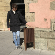 Poubelle publique Argo Eco PA663 - Design durable en polymère recyclé_4