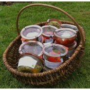 6 bocaux en verre Weck® Droit 370 ml - couvercles en verre et joints inclus (clips non inclus) - WN000005_4