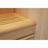 SAUNA D'ANGLE BOREAL® BALTIK 160 - 3/4 PLACES - 160X160X210 CM_4