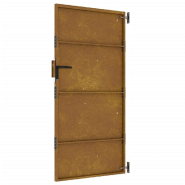 Vidaxl portail de jardin 85x175 cm acier corten 153260_4