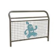 Barrières pour Écoles - Grillage à mailles carrées - Fil 5 mm - 1500 mm de longueur_4