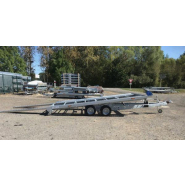 Remorque porte voiture-plateau - 4,50 X 2,10 M - 3000 KG - GALA RIGEL 45 30_4