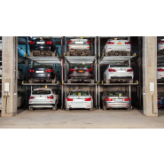 Parking mécanique à stationnement dépendant 3 véhicules sur une seule place, 2 plates-formes, 2,70 m largeur, 2,6 t charge - WÖHR  Parklift 421_4