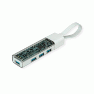 ROLINE Hub USB 3.2 Gen 1, 4 ports, type A+C_4