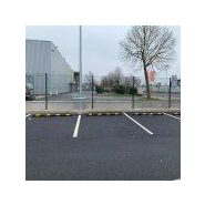 Bordure Butée de Parking Jaune/Noir en Caoutchouc Recyclé - Tire Fonds Offerts - Flexible et Résistante_4