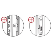 Porte simple sur mesure avec pare-balles fb7 -  ftmq 0052_4