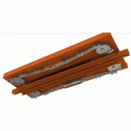 Convoyeur à chaîne STS 550M - monorail robuste et modulaire pour charges jusqu'à 113 kg_4