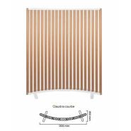 Ganivel - Cloisonnette ajourée en acier avec finition époxy - Fabrication française et recyclable_4