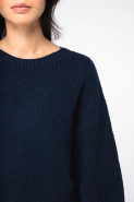 Pull écoresponsable en laine mérinos femme - Native Spirit - Réf: NS920 - 50% coton biologique et laine mérinos RWS_4