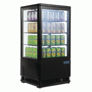 Vitrine réfrigérée positive noire Série C 68L | POLAR - CX577_4