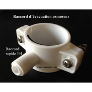 Raccord d'évacuation osmoseur - Pour tuyau de 40mm - Installation facile_4
